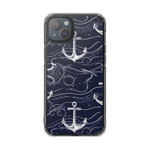 Nautical Whimsy – Handyhülle für iPhone (Clear Impact – Magnetisch)