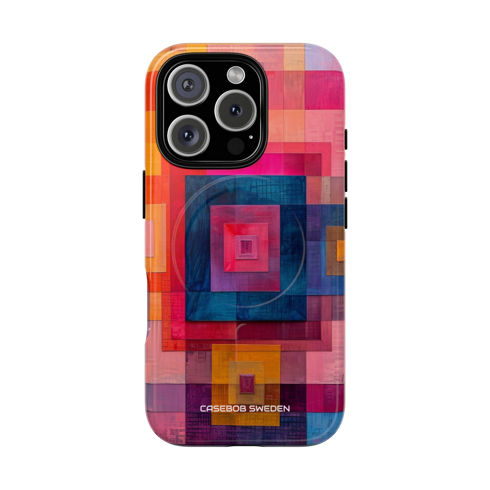 Vibrant Geometry - Tough+ iPhone 16 Phone Case