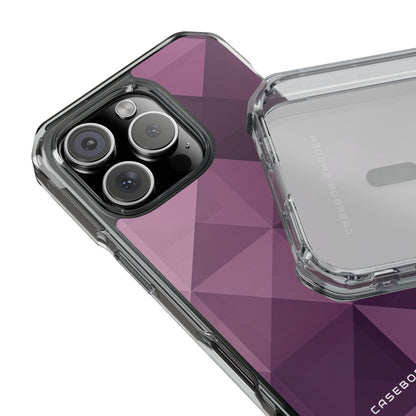 Gradient Purple Mosaic iPhone 16 - Clear Impact Phone Case