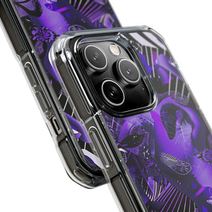 Ultra Violet Design | Handyhülle für iPhone (Clear Impact Case – magnetisch) 