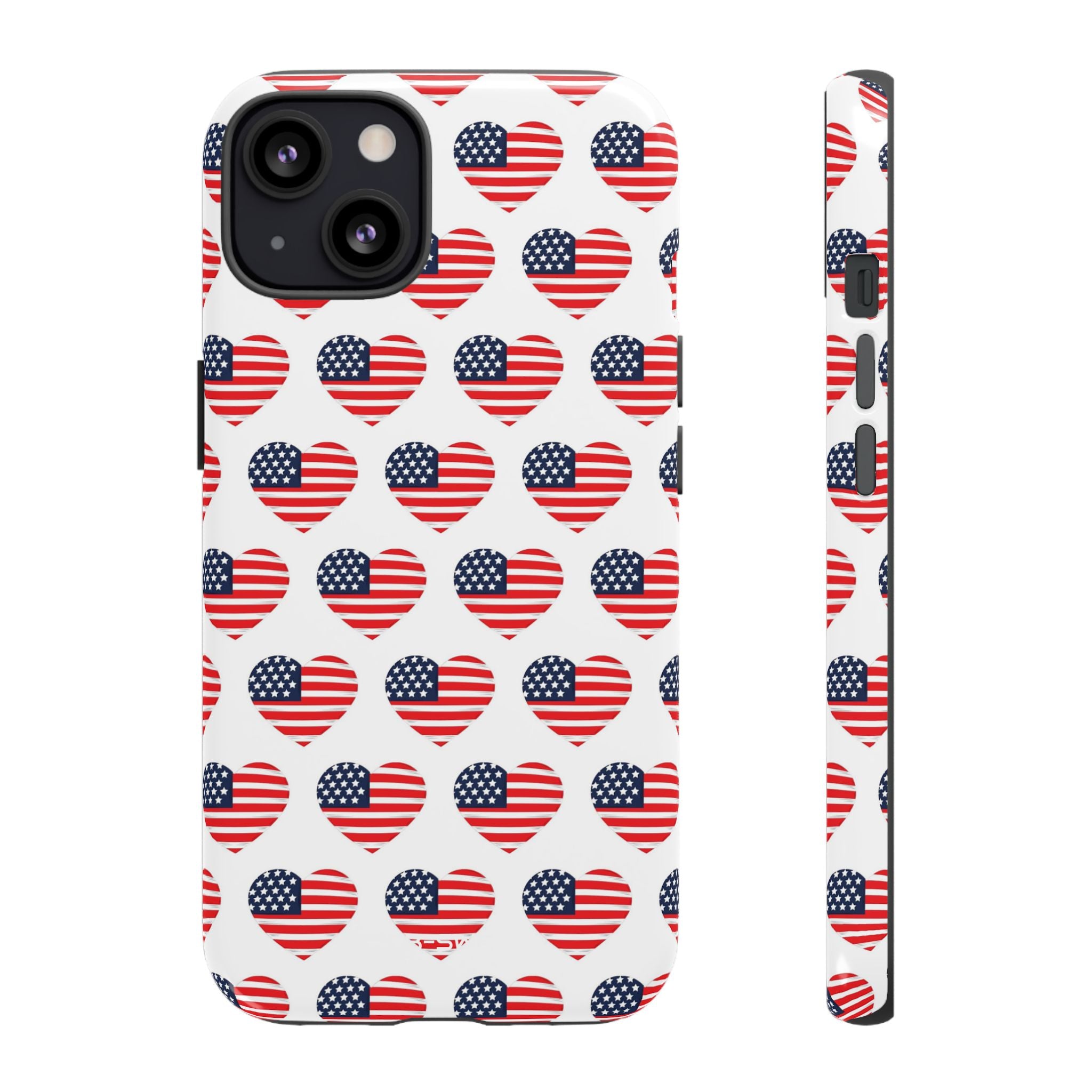 Hearts Embrace Freedom - iPhone Case