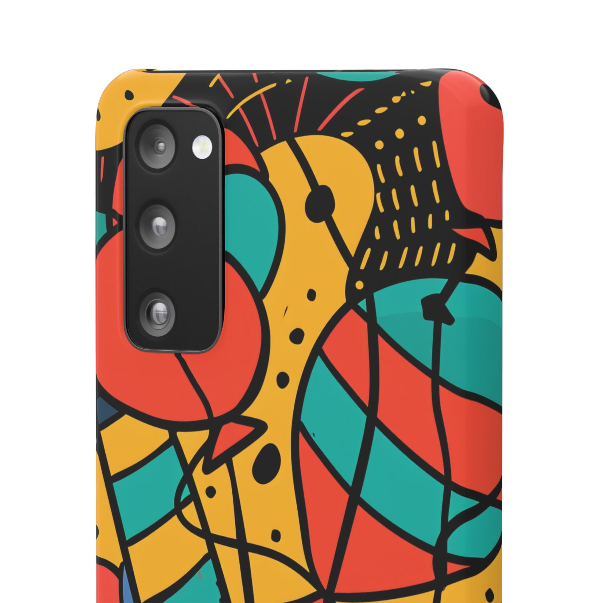 Playful Lines in Motion Samsung S20 - Slim Phone Case