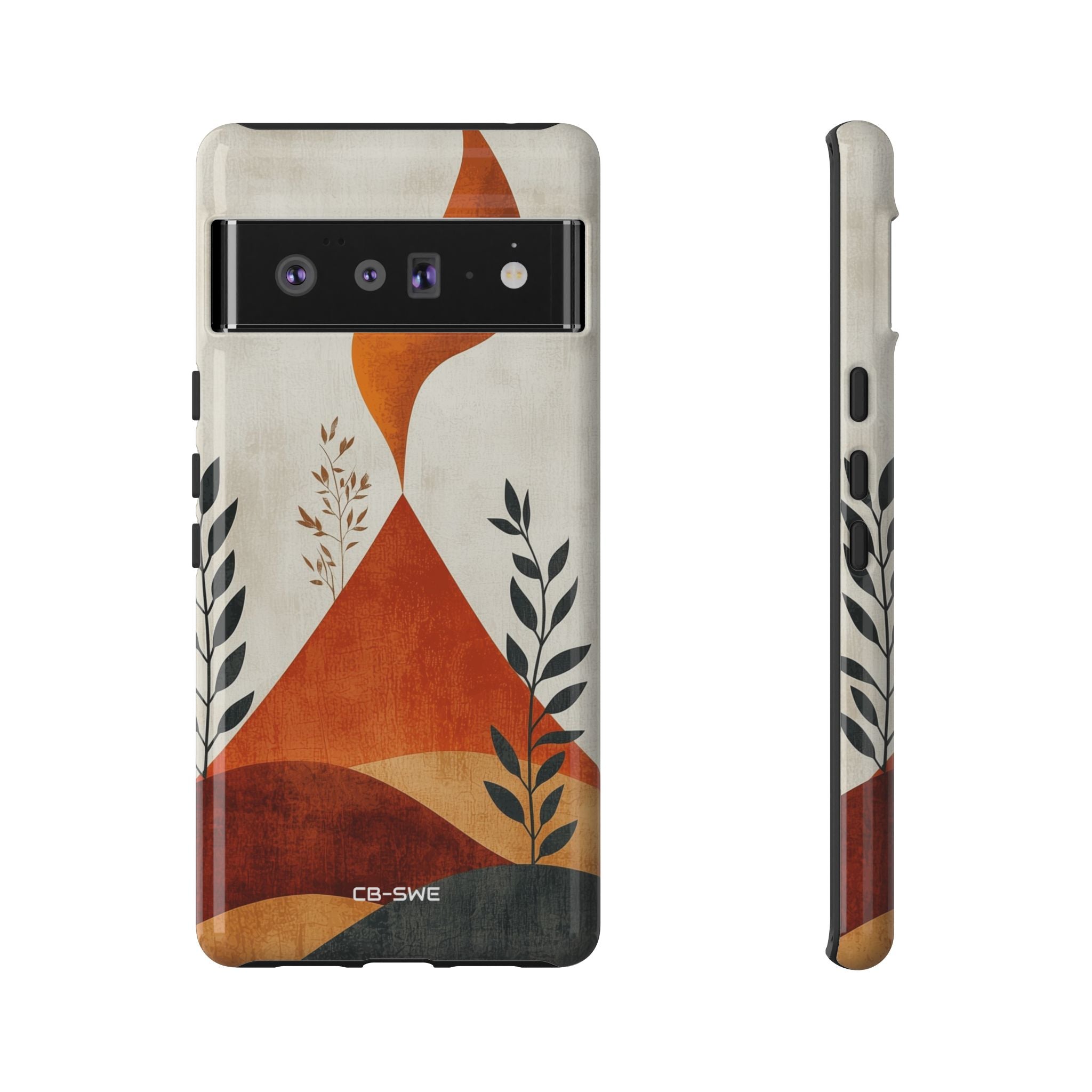 Flames Touch Mountains - Google Pixel Case