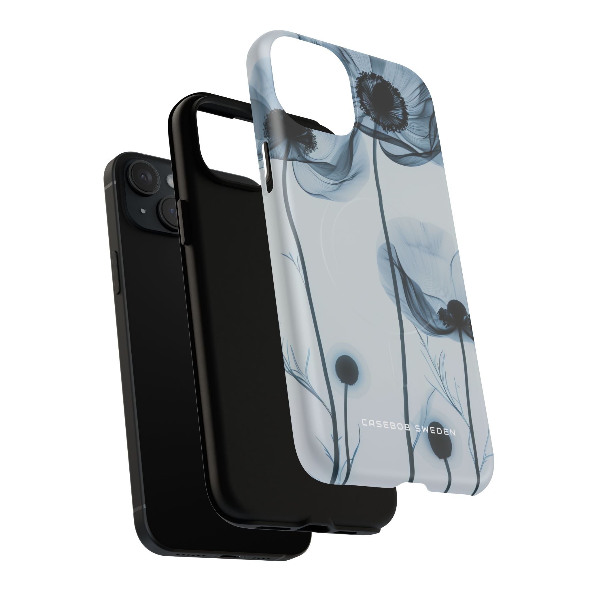 Ethereal X-Ray Flowers iPhone 15  Tough+ Phone Case