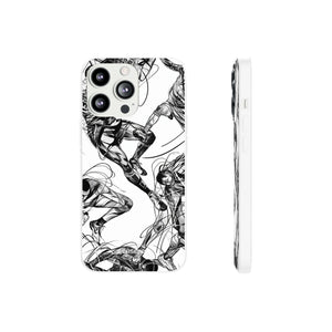 Dynamic Athletic Surrealism | Flexible Phone Case for iPhone