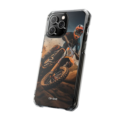 Rider Amidst Desert Fury iPhone Case - Impact