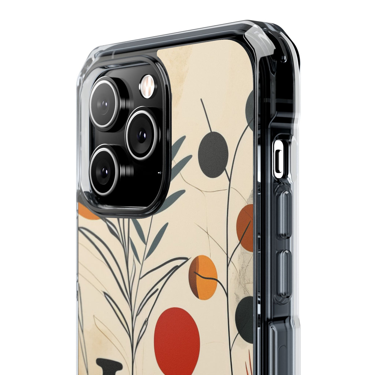 Botanical Harmony - Phone Case for iPhone (Clear Impact - Magnetic)