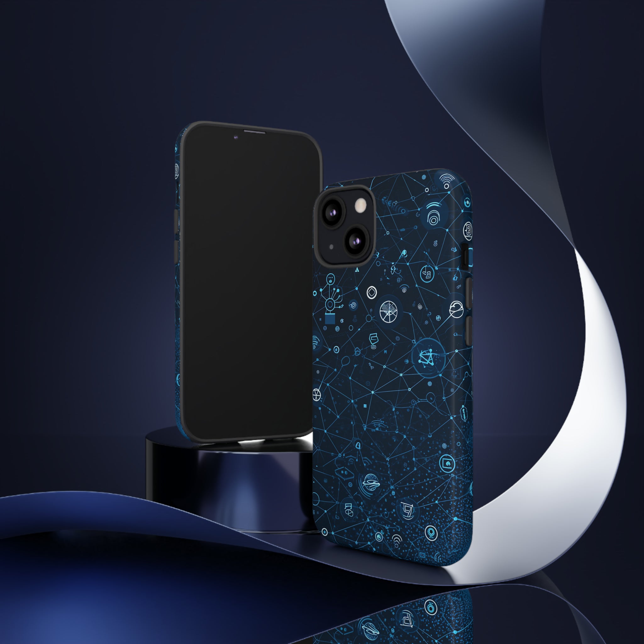 Link Spectrum: Connectivity Gradient - Protective Phone Case