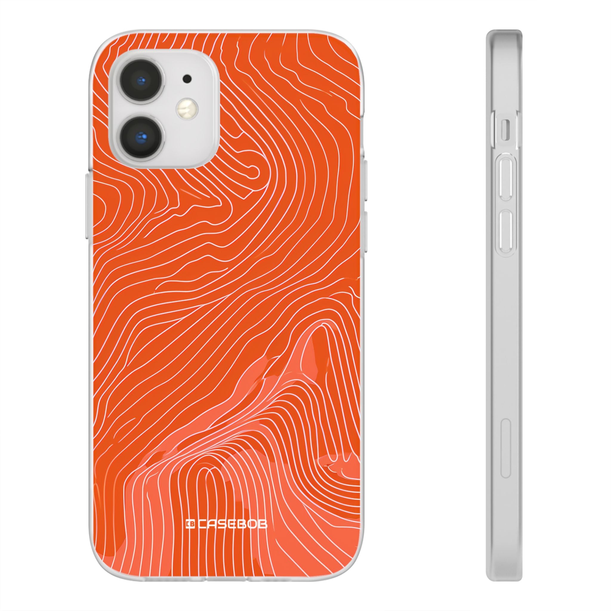 Pantone Tangerine  | Phone Case for iPhone (Flexible Case)