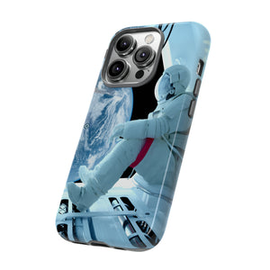 Astronaut inside Shuttle - Protective Phone Case