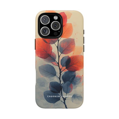 Ethereal Leaf Harmony iPhone 16 - Tough Phone Case