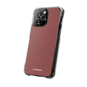 Marsala Hue | Phone Case for iPhone (Clear Impact Case - Magnetic)