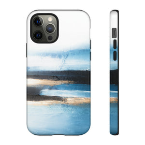 Oil Painting - Abstract Blue - Protective Phone Case