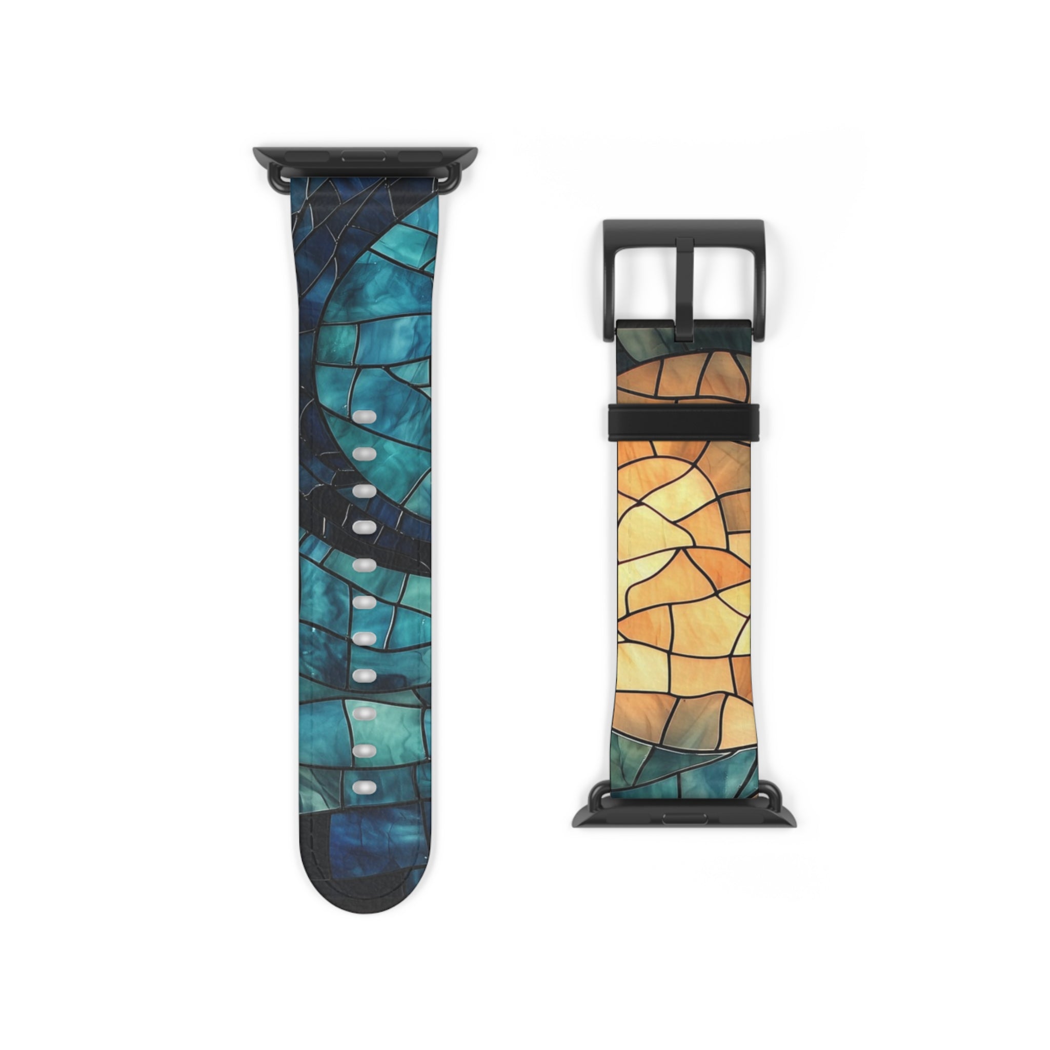 Blue Whale Mosaic - Watch Band