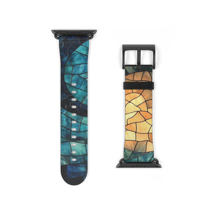 Blue Whale Mosaic - Watch Band