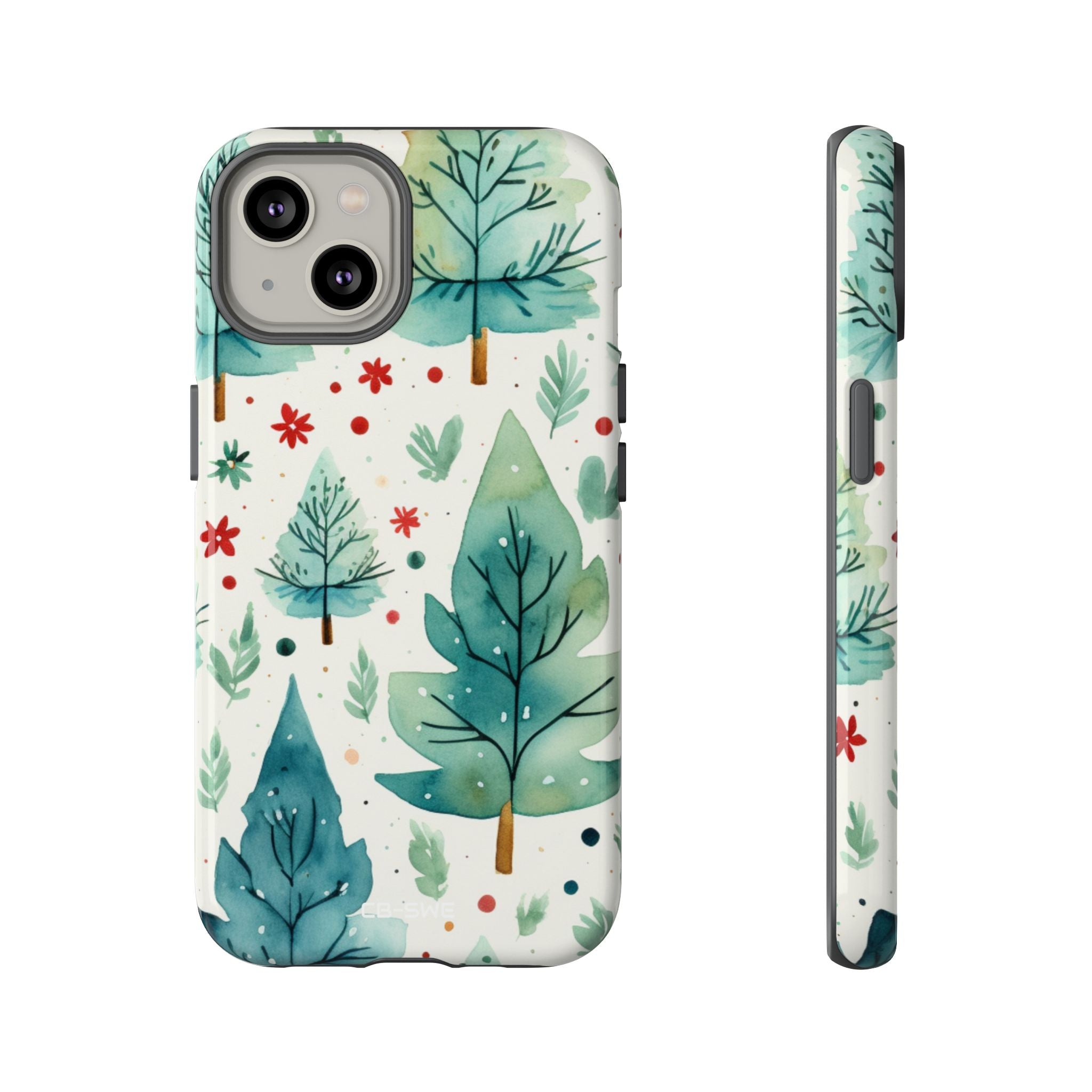 Joyful Evergreen Dance - iPhone Case