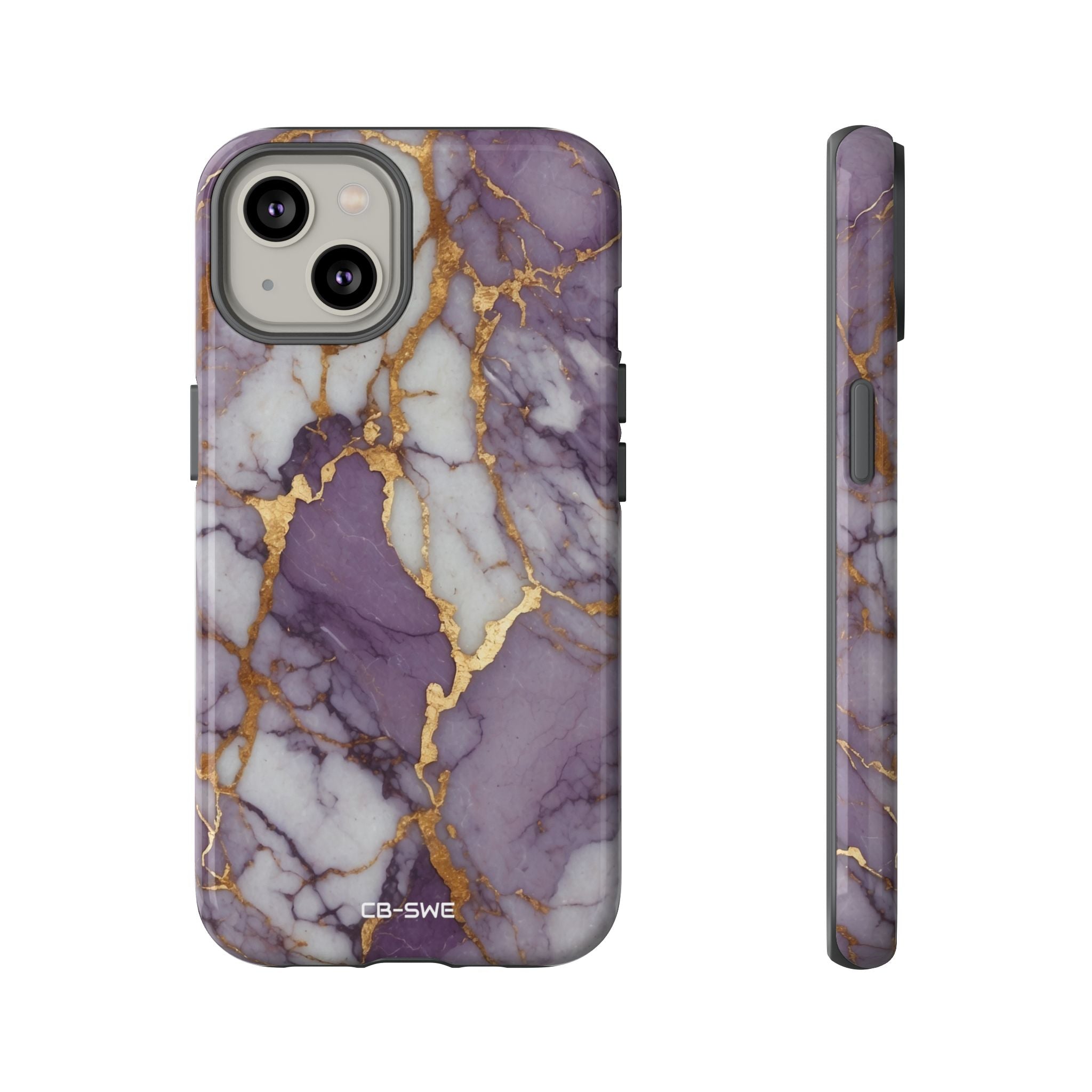 Lavender Veins Flow - iPhone Case