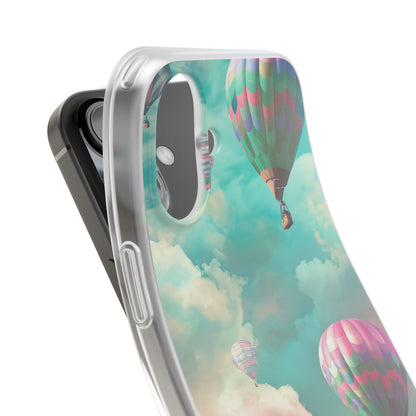 Pastel Balloon Adventure - Flexi iPhone 16 Phone Case