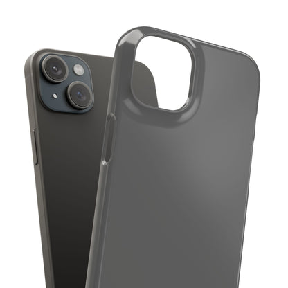 Dim Gray iPhone 15 - Slim Phone Case