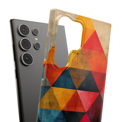 Geometric Energy - Slim Samsung S24 Phone Case