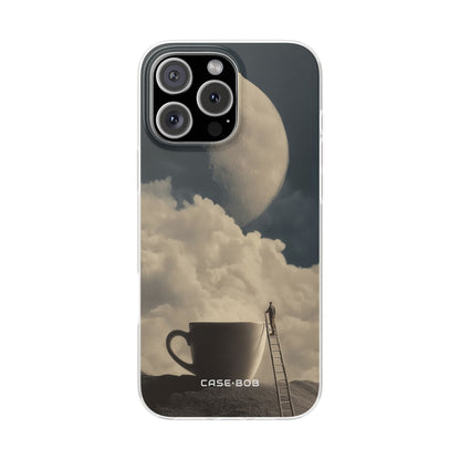 Moonlit Cup iPhone 16 Pro Max Case - Soft