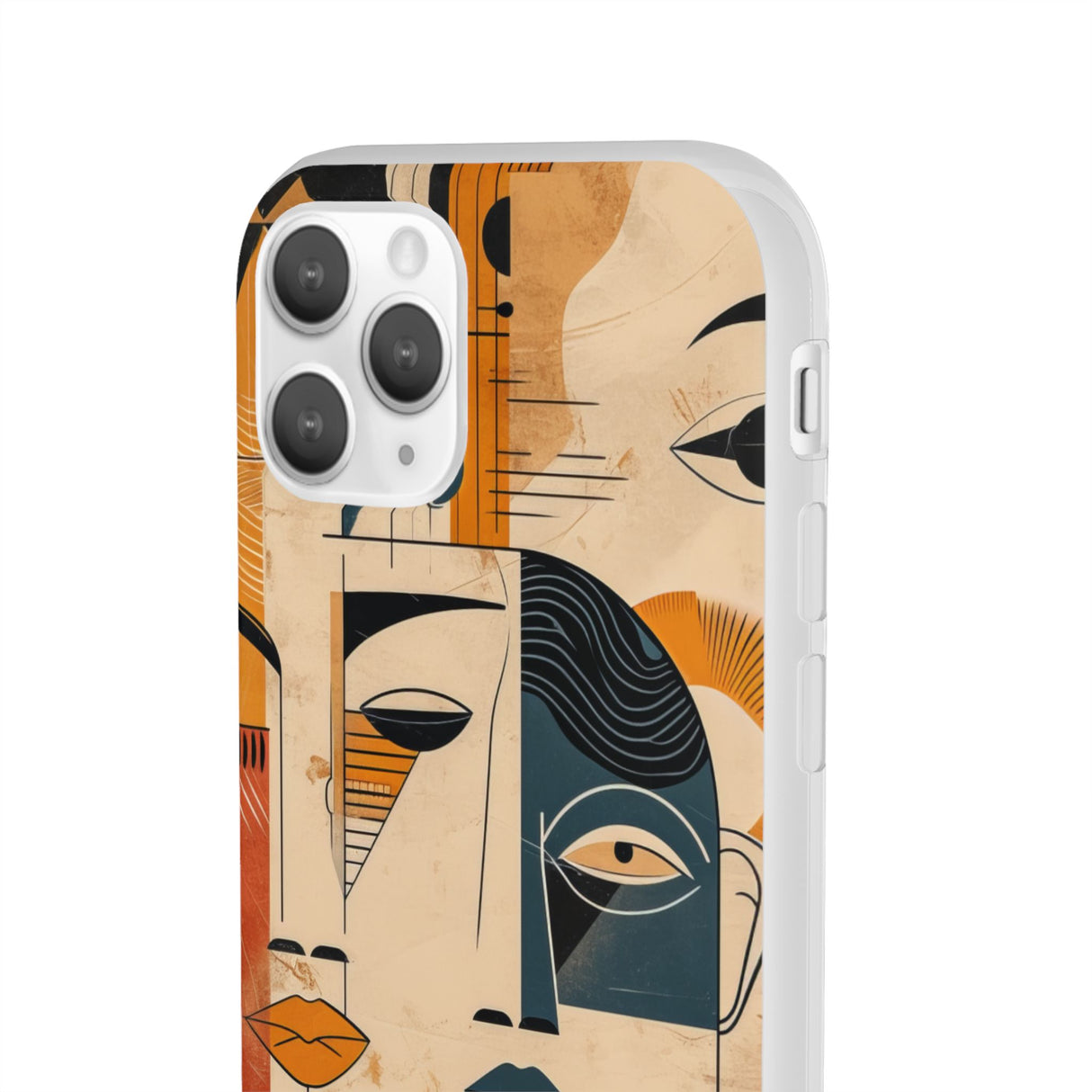 Cubist Introspection | Flexible Phone Case for iPhone