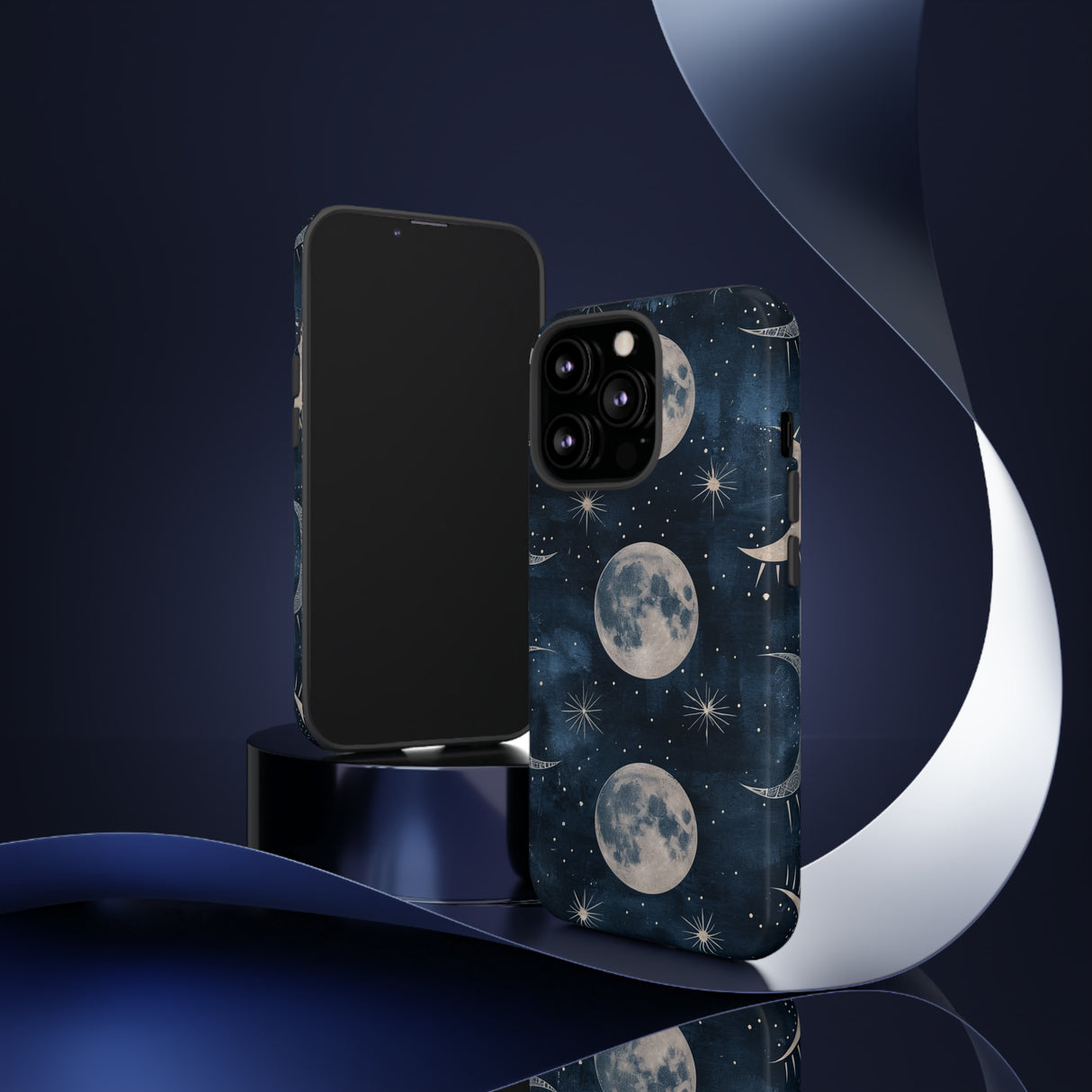 Lunar Phases Serenity - Protective Phone Case