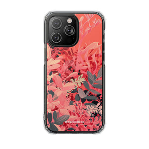 Living Coral Design | Handyhülle für iPhone (Clear Impact Case – magnetisch) 