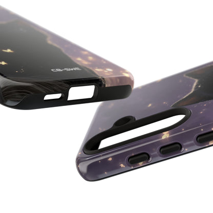 Whimsical Cat Soars - Samsung Case