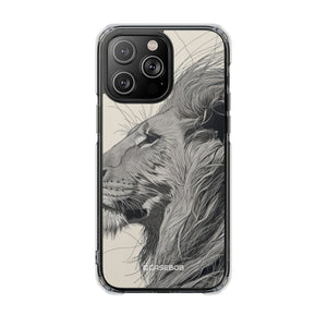 Majestic Linework - Phone Case for iPhone (Clear Impact - Magnetic)