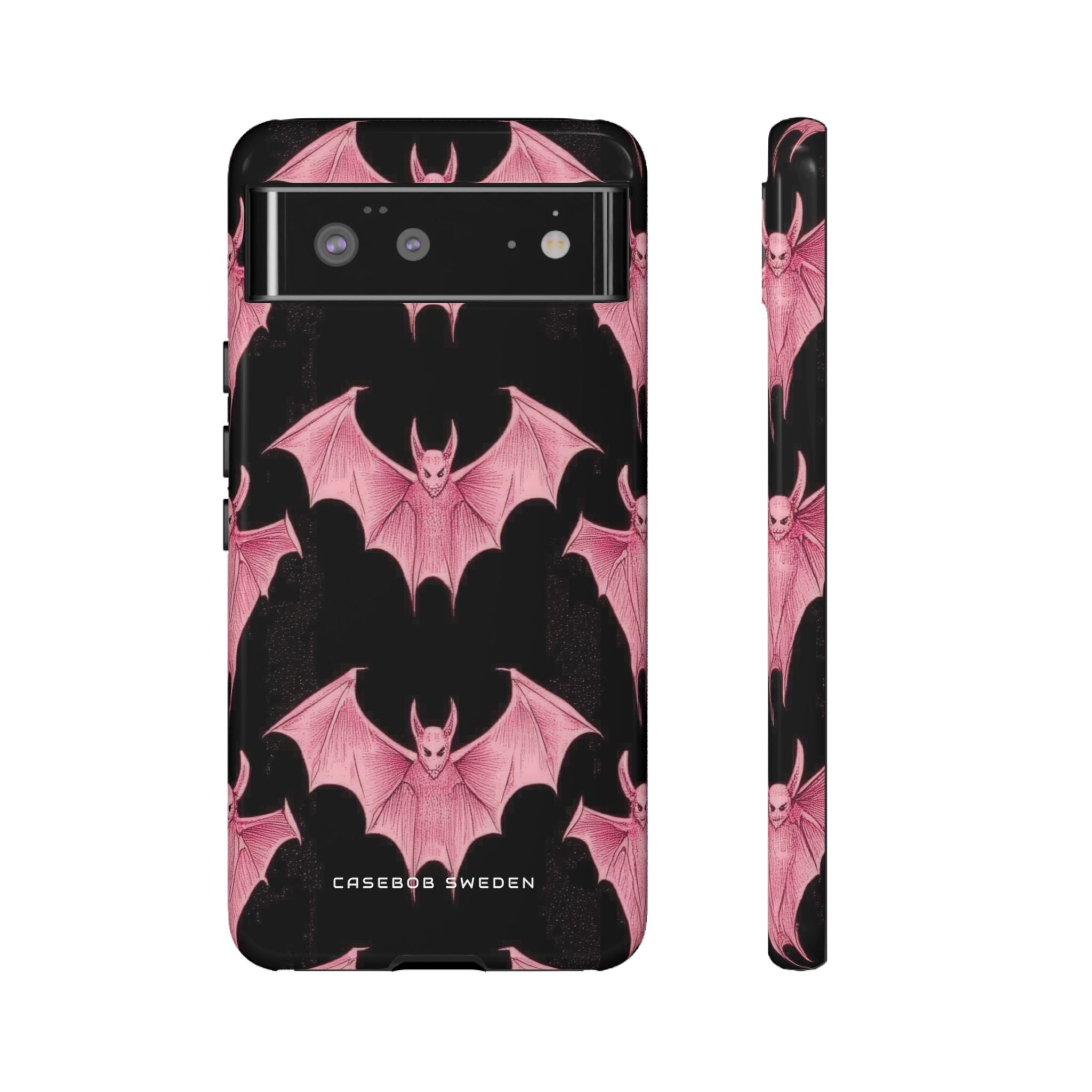 Gothic Pink Bats Aflame Google Pixel 6 - Robuste Handyhülle