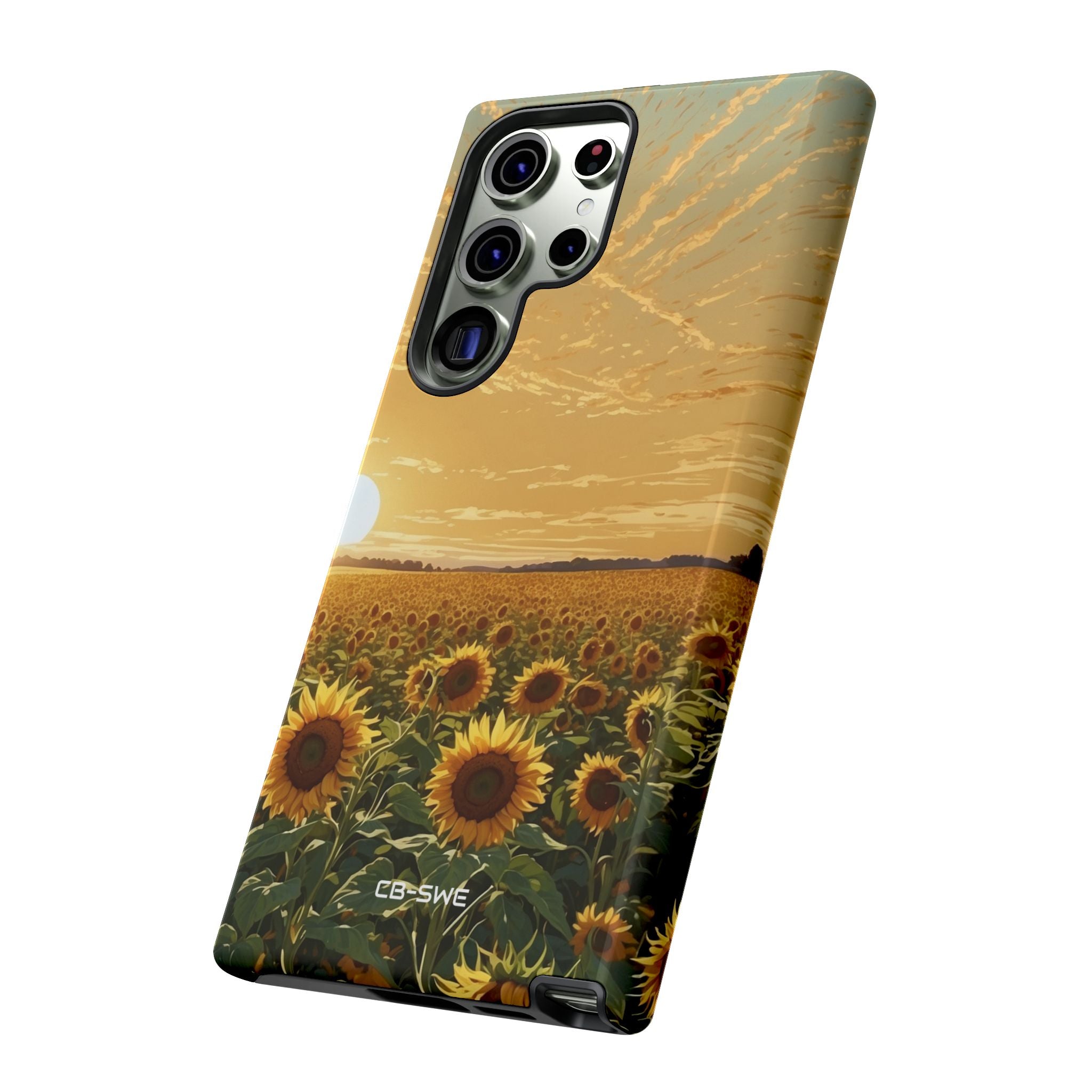 Sunflowers Embrace Sunset - Samsung Case