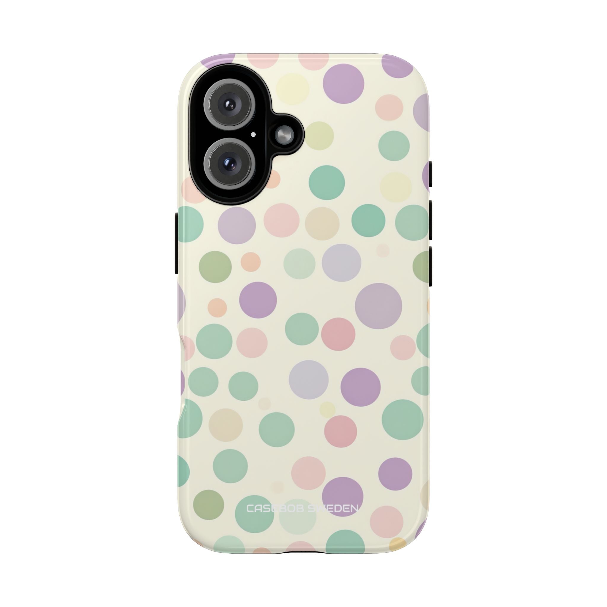 Playful Pastel Polka Dots - Tough iPhone 16 Phone Case