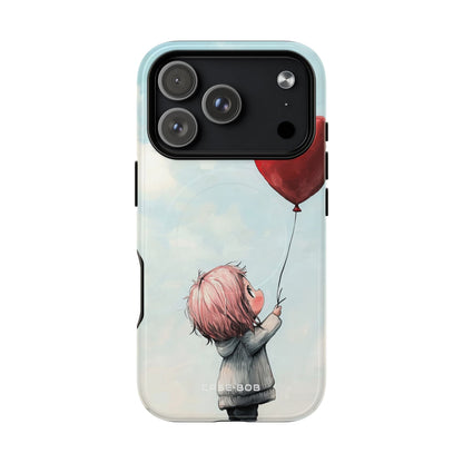 Heart Balloon Glow iPhone 17 Pro Case - Tough+