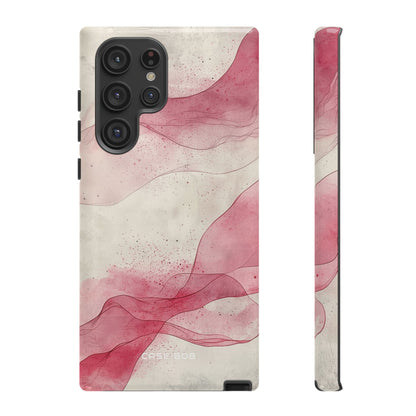 Crimson Waves Samsung S22 Ultra Case - Tough