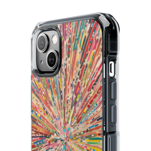 Radiant Burst - Phone Case for iPhone (Clear Impact - Magnetic)