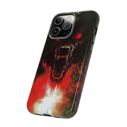 Bloodmoon Wolf's Lament iPhone 14 - Tough Phone Case