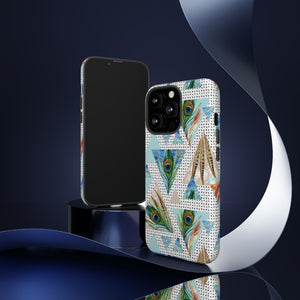 Peacock Feathers - Protective Phone Case