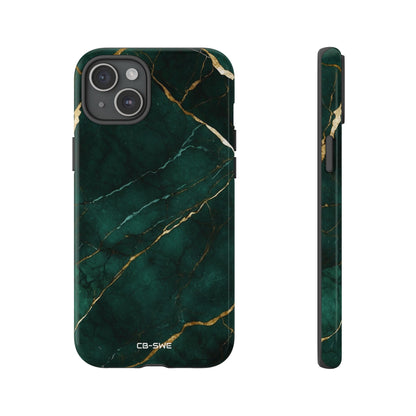 Emerald Veins Flow - iPhone Case