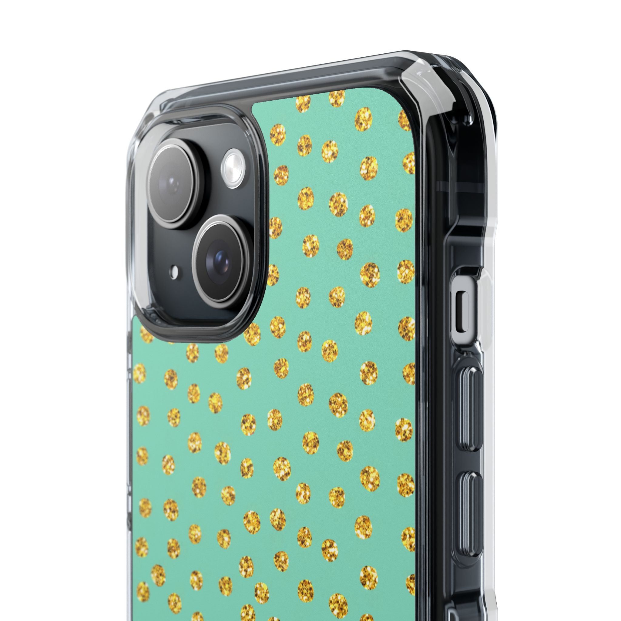 Golden Dots Dance iPhone Case - Impact
