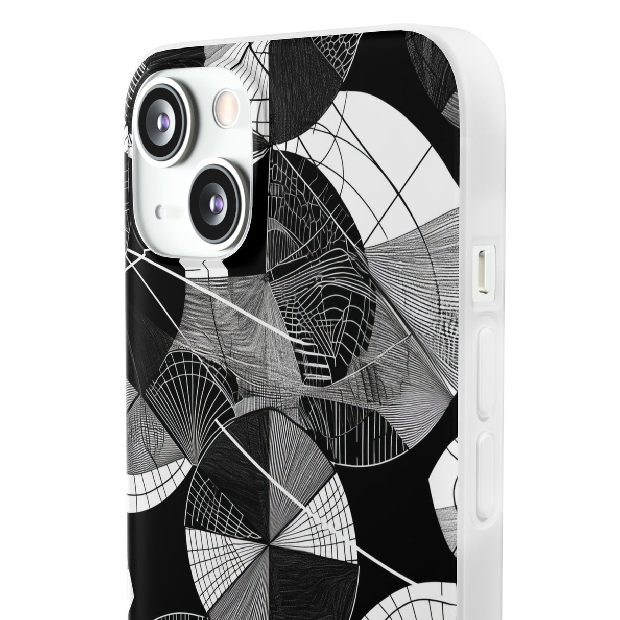 Geometric Elegance | Flexible Phone Case for iPhone