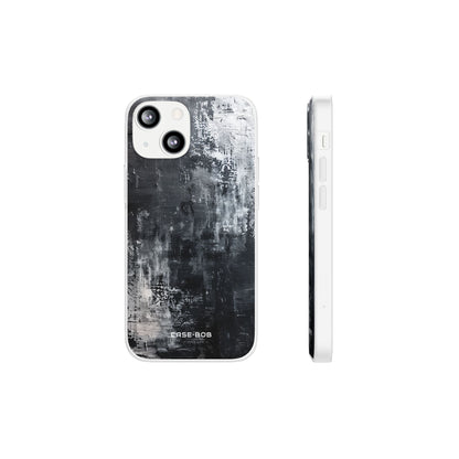Textured Blackscape iPhone 13 mini Case - Soft