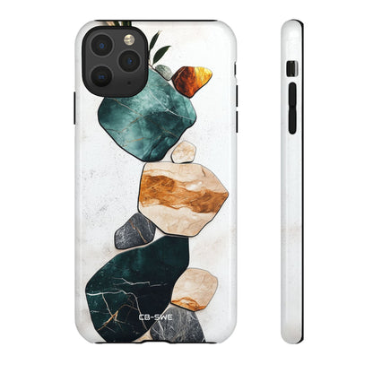 Stone Shapes Embrace - iPhone Case