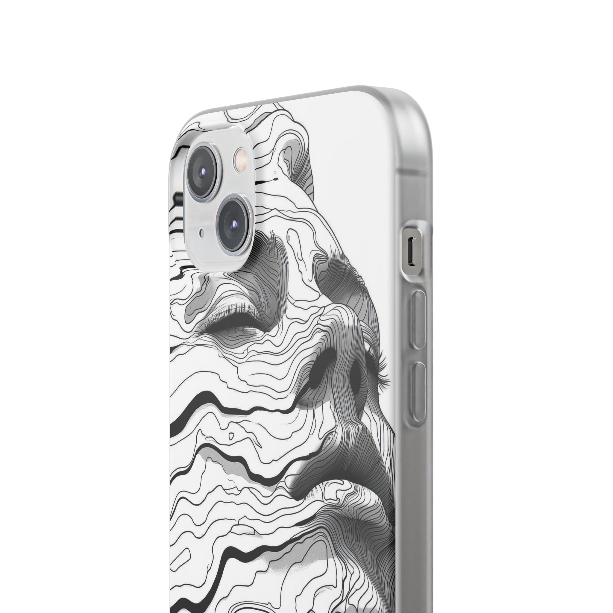 Topographic Serenity | Flexible Phone Case for iPhone