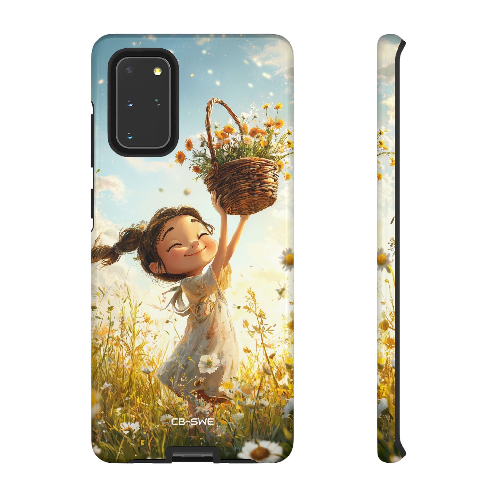 Joyful Girl Leaps - Samsung Case