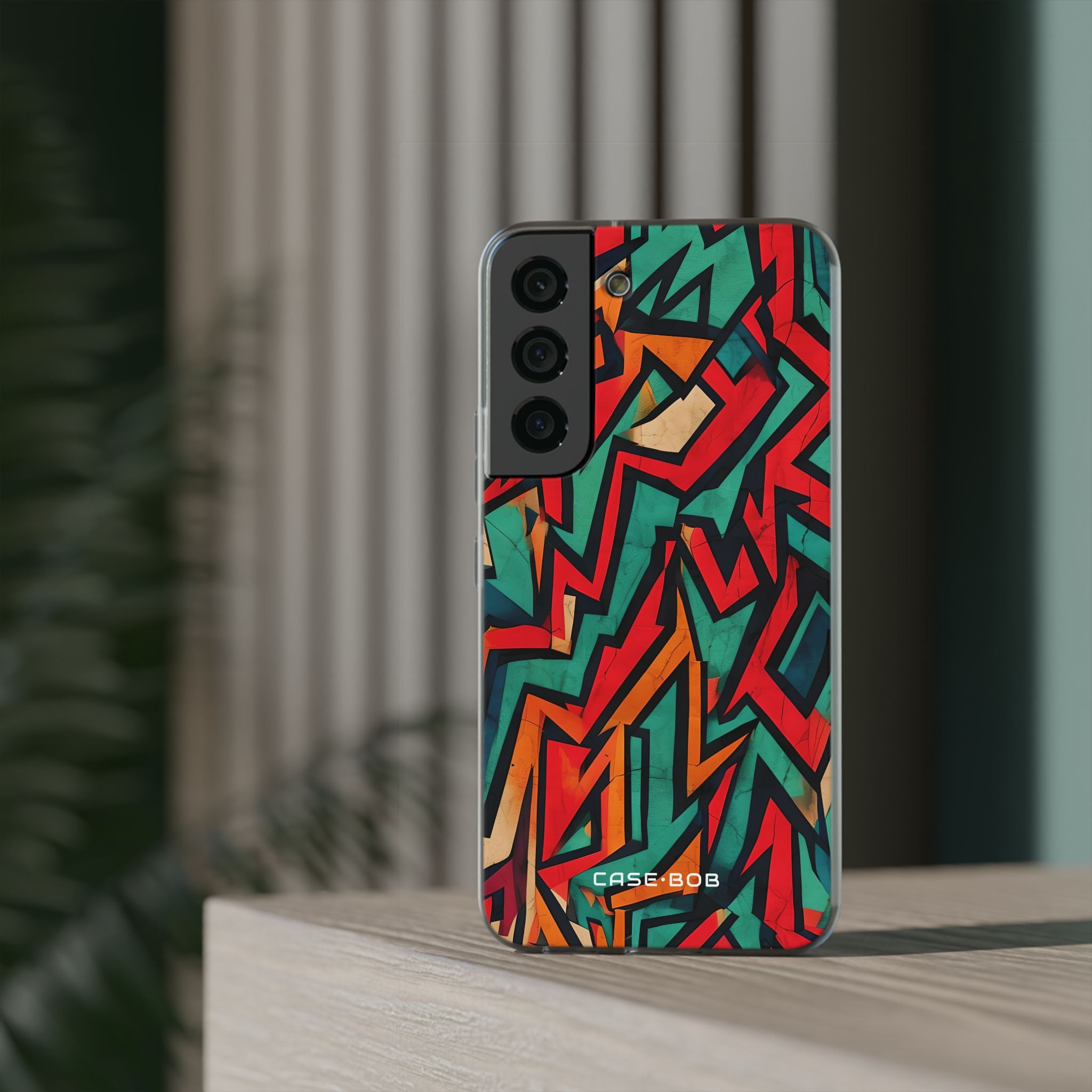 Crimson Zigzag Samsung S22 - Soft