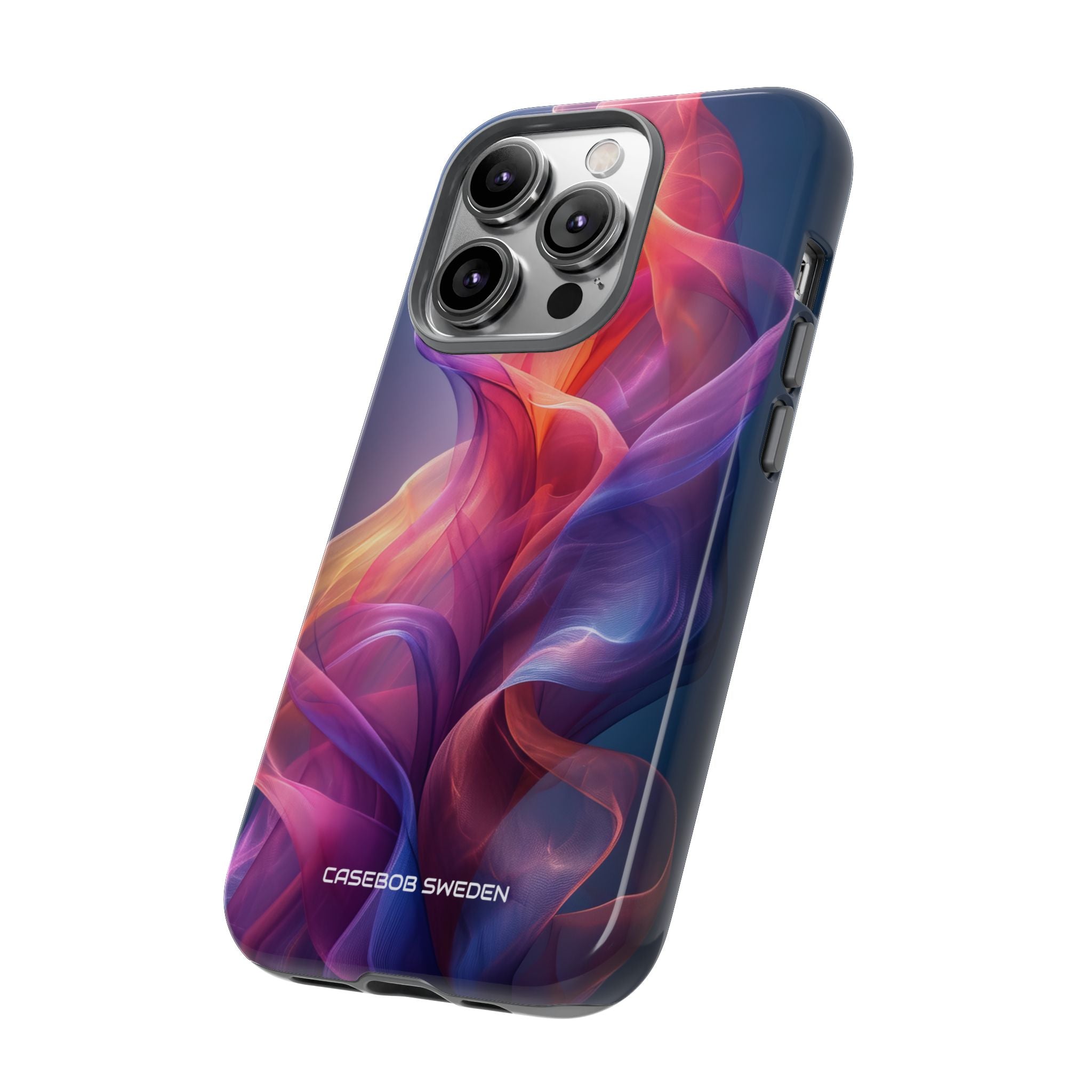 Violet Orange Flow - Tough iPhone 14 Phone Case