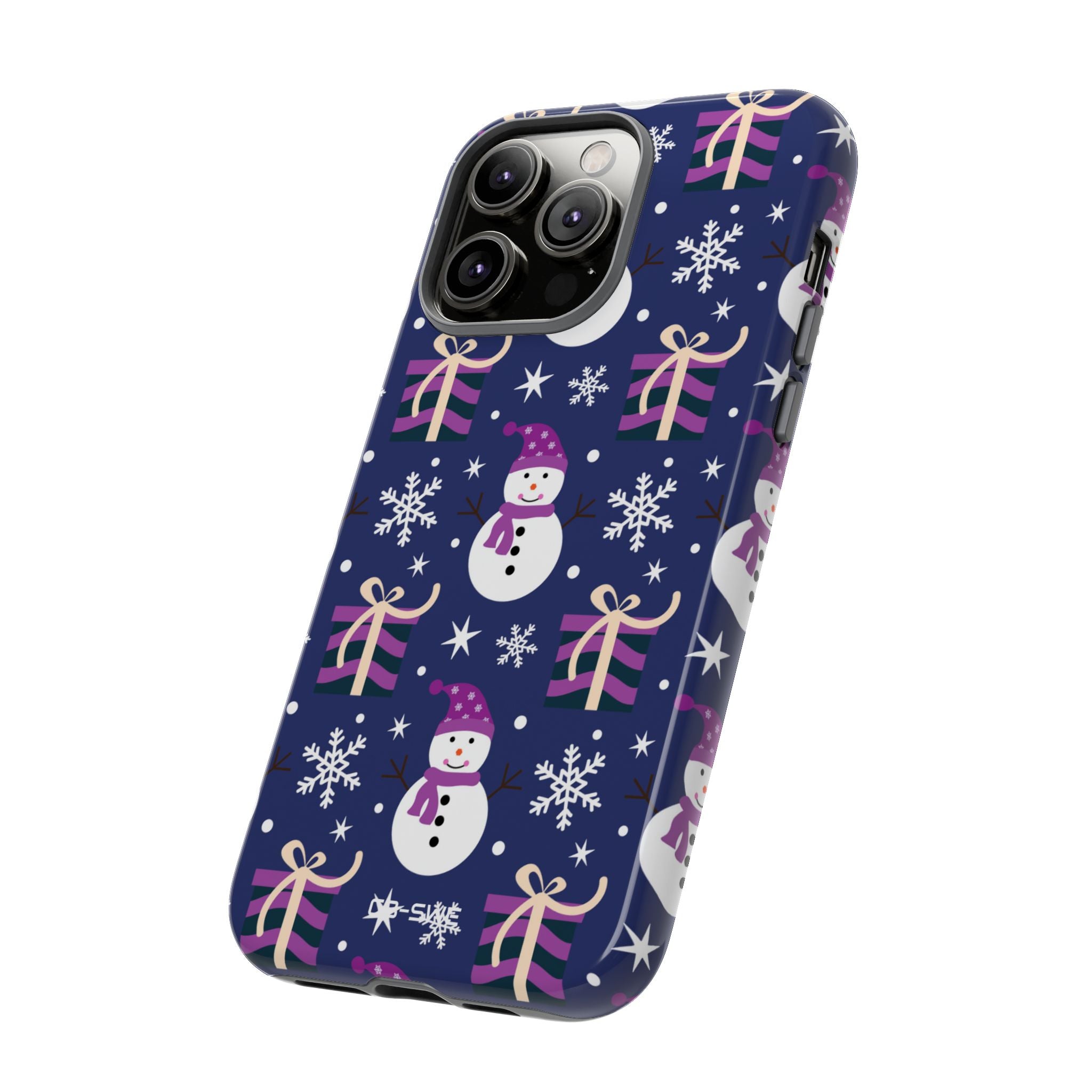 Snowmen Gift Giving - iPhone Case