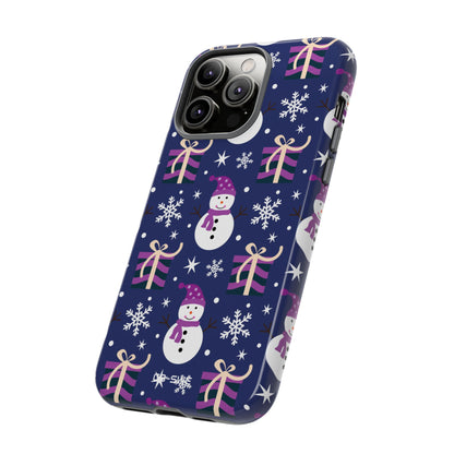 Snowmen Gift Giving - iPhone Case