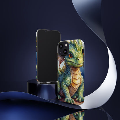 Green Dragon Smiles - iPhone Case